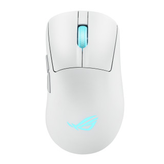 ASUS ROG Keris II Origin WHT ratón Juego mano derecha RF Wireless + Bluetooth + USB Type-A Óptico 42000 DPI