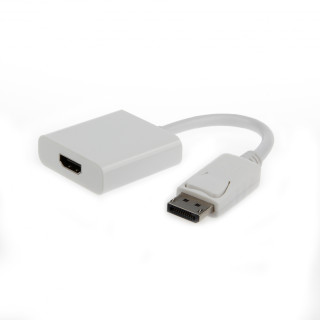 Adaptador cable gembird displayport macho a hdmi hembra blanco A-DPM-HDMIF-002-W
