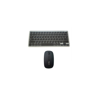 iggual IGG316917+IGG316771 teclado Bluetooth QWERTY Gris