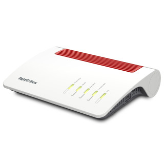 FRITZ!Box 5590 Fiber router inalámbrico Gigabit Ethernet Doble banda (2,4 GHz / 5 GHz) Blanco