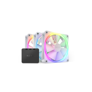 NZXT F120 RGB Triple Pack Carcasa del ordenador Ventilador 12 cm Blanco 3 pieza(s)