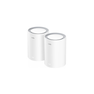 Cudy M3000 2-PACK sistema Wi-Fi Mesh (Wi-Fi en malla) Doble banda (2,4 GHz / 5 GHz) Wi-Fi 6 (802.11ax) Gris, Blanco 1...