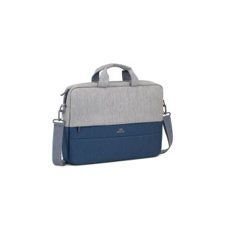 Rivacase 7532 39,6 cm (15.6") Maletín Azul, Gris