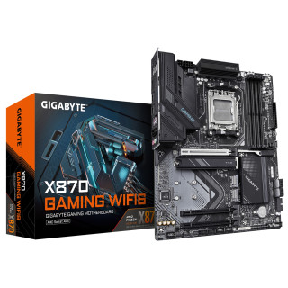 GIGABYTE X870 GAMING WIFI6 Placa Base - Compatible con CPUs AMD Ryzen 9000, 8+2+2 fases VRM, hasta 8000MHz DDR5 (OC),...