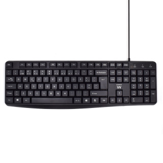 Ewent EW3002 teclado Oficina USB QWERTY Portugués Negro