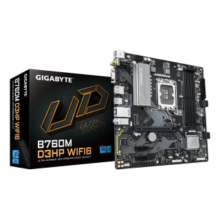GIGABYTE B760M D3HP WIFI6 Placa base - Compatible con procesadores Intel Core 14ª generación, VRM digital de 4+1+1...