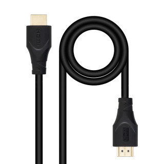 Nanocable Cable HDMI V1.4 CCS, A/M-A/M, Negro, 1m