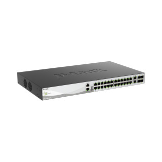 D-Link DMS-3130-30TS/E switch Gestionado L3 10G Ethernet (100/1000/10000) Montaje en pared/escritorio Negro