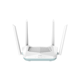 D-Link EAGLE PRO AI AX1500 Smart Router router inalámbrico Gigabit Ethernet Doble banda (2,4 GHz / 5 GHz) Blanco