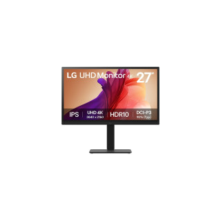 LG 27BA45U-B pantalla para PC 68,6 cm (27") 3840 x 2160 Pixeles 4K Ultra HD Negro