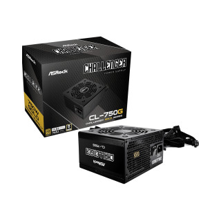 Asrock Challenger CL-750G unidad de fuente de alimentación 750 W 20+4 pin ATX ATX Negro