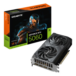 GIGABYTE GeForce RTX 5060 WINDFORCE MAX OC 8G Tarjeta Gráfica – 8 GB GDDR7, 128 bits, PCI-E 5.0, 2512 MHz Frecuencia...