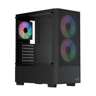 Aerocool B508A Flow ARGB Cristal Templado Negra