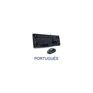 LOGITECH MK120 TECLADO Y RATON PORTUGUES USB NEGRO 920-002547