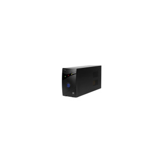 SAI LINEA INTERACTIVA WOXTER UPS 1200 VA 720W 3XSCHUKO DISPLAY LED FUNCION AVR CARCASA METALICA NEGRO PE26-081