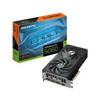 GIGABYTE GeForce RTX 5060 EAGLE OC 8G Tarjeta Gráfica - 8GB GDDR7, 128bit, PCI-E 5.0, 2550 MHz Frecuencia del núcleo, 3