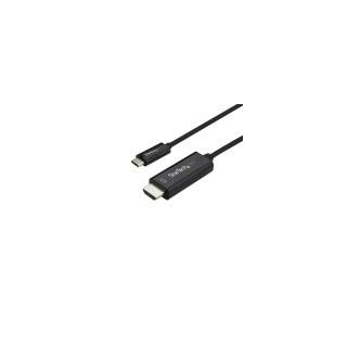 StarTech.com Cable Adaptador de 2m USB-C a HDMI 4K 60Hz - Negro - Cable Conversor de Vídeo USBC