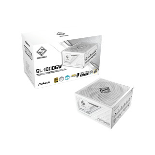 Asrock SL-1000GW Steel Legend unidad de fuente de alimentación 1000 W 20+4 pin ATX ATX Blanco