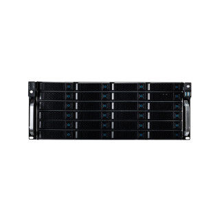 UNYKAch Servidor Rack Hot Swap 4U / 24 Bahías Negro, Plata