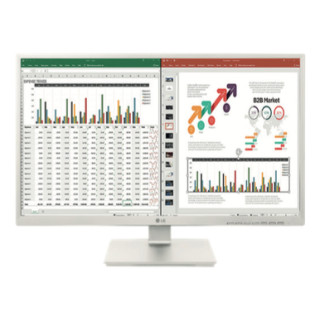 LG 27BK55YP-W pantalla para PC 68,6 cm (27") 1920 x 1080 Pixeles Full HD LED Blanco