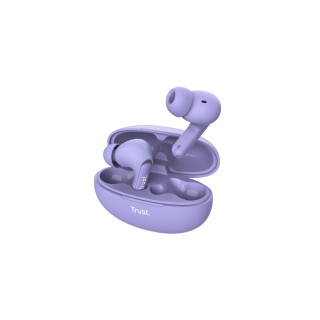 Trust Yavi Auriculares True Wireless Stereo (TWS) Dentro de oído Llamadas/Música USB Tipo C Bluetooth Púrpura