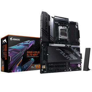 GIGABYTE B850 AORUS ELITE WIFI7 Placa Base - Procesadores AMD Ryzen Serie 9000, VRM digital de 14+2+2 fases, hasta...