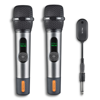 NGS SINGER STAR DUO Negro Micrófono vocal