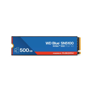 SanDisk WD Blue SN5100 500 GB M.2 PCI Express 4.0 NVMe QLC 3D NAND
