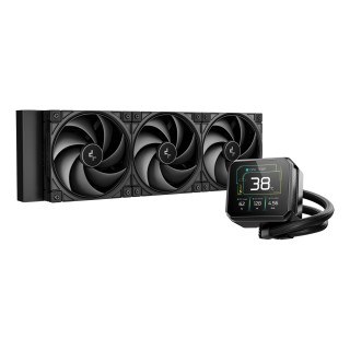 DeepCool Spartacus 360 Procesador Kit de refrigeración líquida 12 cm Negro