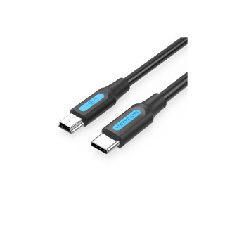 Vention Cable USB 2.0 Tipo-C COWBD/ USB Tipo-C Macho - MiniUSB Macho/ 50cm/ Negro