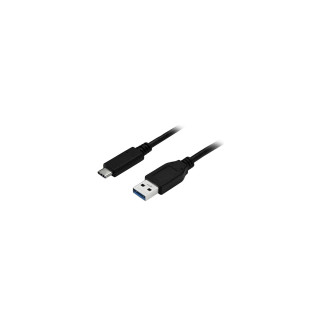 StarTech.com Cable de 1m Adaptador USB A a USB Tipo C - Macho a Macho negro