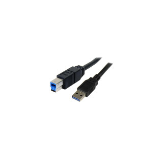 StarTech.com Cable USB 3.1 SuperSpeed de 3 metros - Usb A Macho a Usb B Macho negro