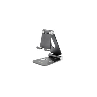 StarTech.com Soporte para tablet y smartphone universal multiangulo de aluminio negro USPTLSTNDB