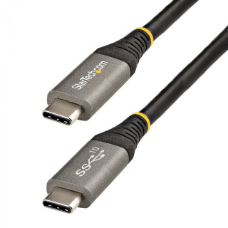 StarTech.com Cable de USB-C de 10Gbps 1 m Negro, Gris
