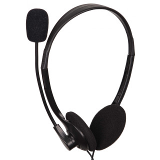 Gembird MHS-123 auricular y casco Auriculares Alámbrico Diadema Llamadas/Música Negro