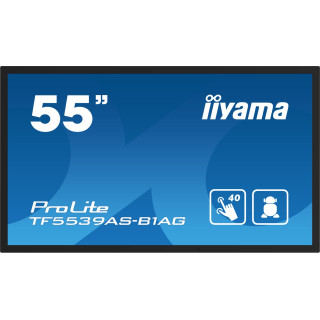 iiyama TF5539AS-B1AG pantalla de señalización Pantalla plana para señalización digital 138,7 cm (54.6") LED 500 cd / m²