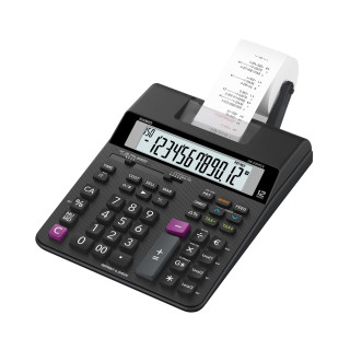 Casio HR-200RCE calculadora Escritorio Calculadora de impresión Negro