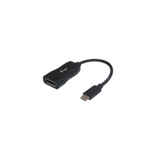 i-tec Adaptador 4K usb tipo-c macho a displayport hembra negro