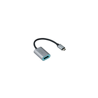 i-tec Metal Adaptador usb tipo-c macho a displayport hembra 0.15m gris turquesa
