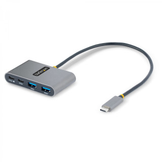 StarTech.com Hub Concentrador USB-C de 4 Puertos con Entrega de Alimentación de 100W de Paso - Ladrón USB Tipo C - - 2x