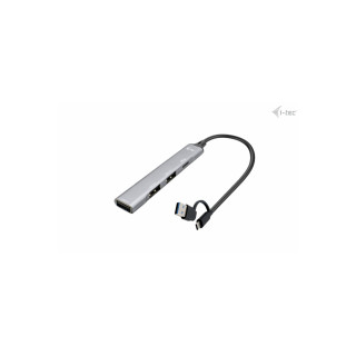 i-tec USB-C/USB-A Metal HUB 1x USB 3.0 + 3x USB 2.0