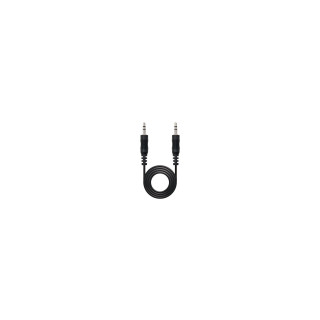 CABLE AUDIO ESTEREO NANOCABLE JACK 3.5MM MACHO A JACK 3.5MM MACHO 15M NEGRO 10.24.0115