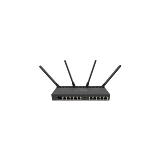 SWITCH MIKROTIK RB4011iGS+5HacQ2HnD-IN 10PTOS GIGABIT NEGRO RB4011iGS+5HacQ2HnD-