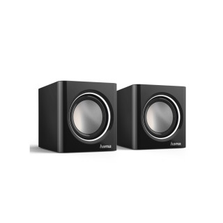Hama | Altavoces Sonic Mobil 185, 3W, conexión jack 3,5mm, control de volumen, Color negro