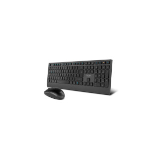NOX NXLITEDUOSP teclado Ratón incluido Hogar RF Wireless + Bluetooth QWERTY Español Negro