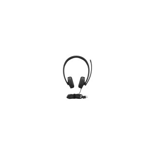 Lenovo 4XD1P83425 auricular y casco Auriculares Alámbrico Diadema Llamadas/Música USB tipo A Negro