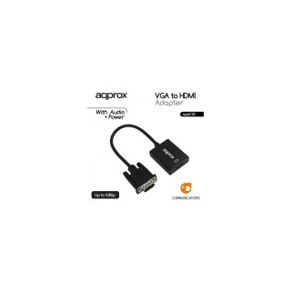 ADAPTADOR VGA A HDMI APPROX APPC25