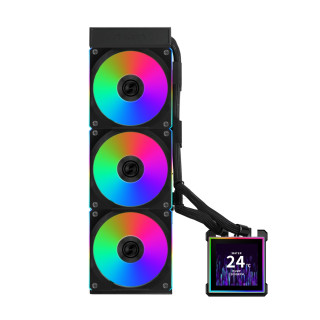 Lian Li HydroShift II LCD-S 360 CL Procesador Kit de refrigeración líquida 12 cm Negro 1 pieza(s)