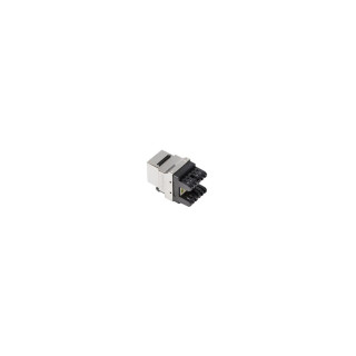 CONECTOR KEYSTONE LANBERG RJ45 HEMBRA EXTERNO LSA INTERNO FTP CAT 6 PARA CABLES 22-26AWG KSF6-1000