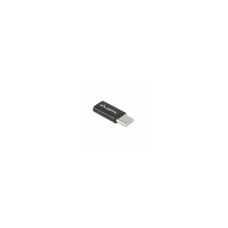 ADAPTADOR LANBERG MICROUSB HEMBRA A USB TIPO-C MACHO NEGRO AD-UC-UM-02